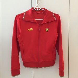Puma red track jacket